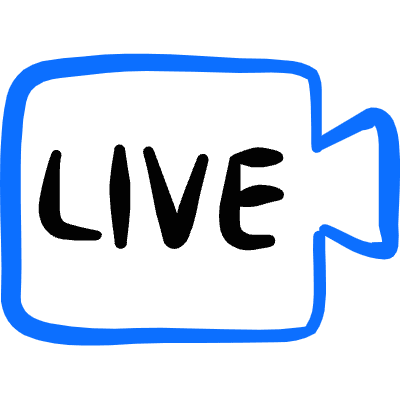 Video Player Live Camera Icon from Freehand Duotone Set