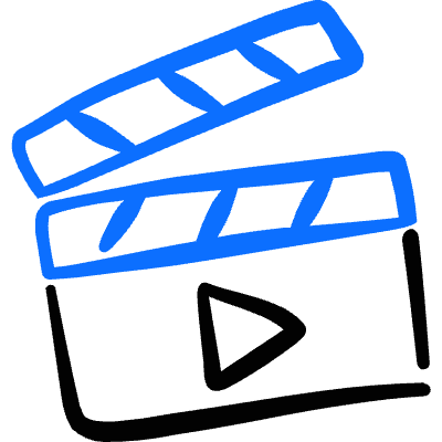 Video Player Movie 1 Icon from Freehand Duotone Set