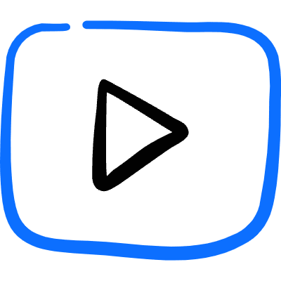 Video Player Icon from Freehand Duotone Set