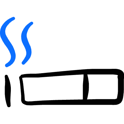 Allowances Smoking Icon from Freehand Duotone Set