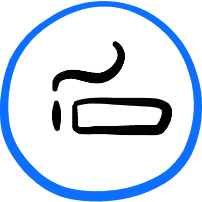 Allowances Smoking Sign Icon from Freehand Duotone Set