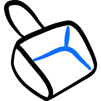 Cleaning Duster Bin Icon from Freehand Duotone Set