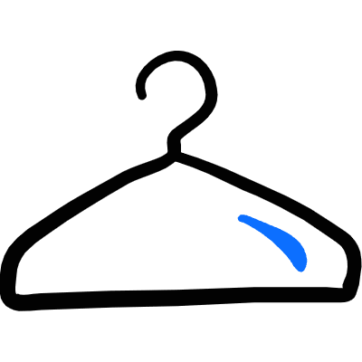Locker Room Hanger Icon from Freehand Duotone Set