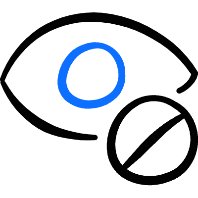 Disability Blind Disabled Icon from Freehand Duotone Set