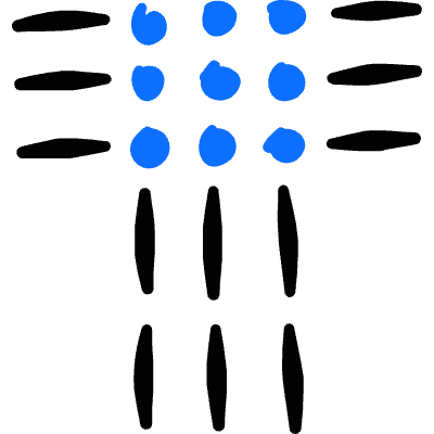 Disability Blind Path Icon from Freehand Duotone Set
