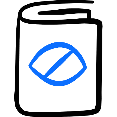Disability Blind Read Book 2 Icon from Freehand Duotone Set