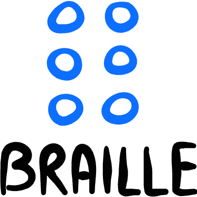 Disability Braille 1 Icon from Freehand Duotone Set