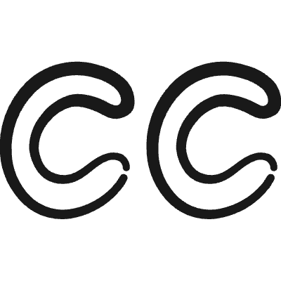 Disability Cc Icon from Freehand Duotone Set