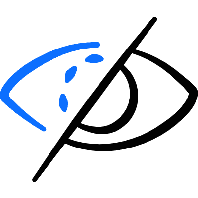 Disability Color Blind Icon from Freehand Duotone Set