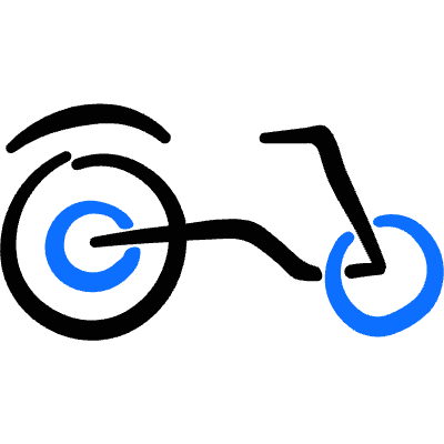 Disability Handcycle 3 Icon from Freehand Duotone Set