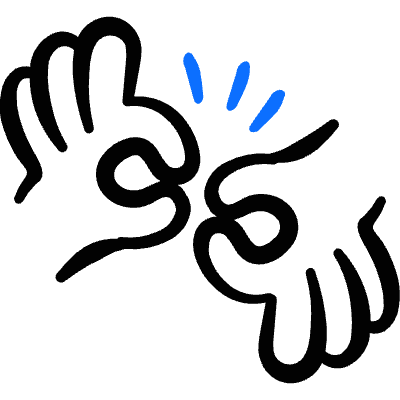 Disability Hands Language Icon from Freehand Duotone Set