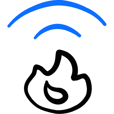 Safety Fire Alarm Signal Icon from Freehand Duotone Set