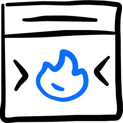 Safety Fire Button Icon from Freehand Duotone Set