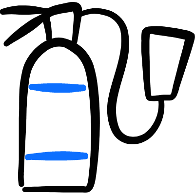 Safety Fire Extinguisher Icon from Freehand Duotone Set