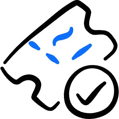 Ticket Check Icon from Freehand Duotone Set