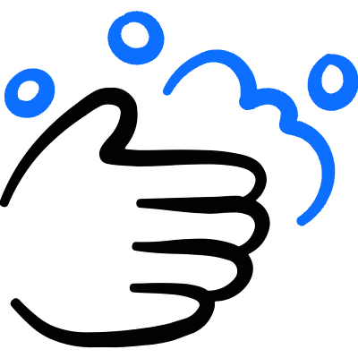Toilet Hand Washing Icon from Freehand Duotone Set
