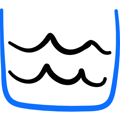 Natural Disaster Water Level Icon from Freehand Duotone Set