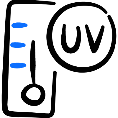 Uv Medium Icon from Freehand Duotone Set