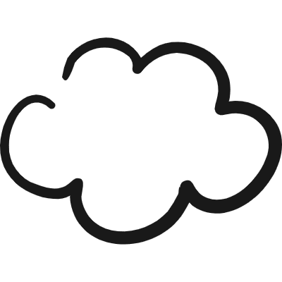 Weather Cloud Icon from Freehand Duotone Set