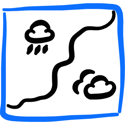 Weather Forecast Graph Icon from Freehand Duotone Set