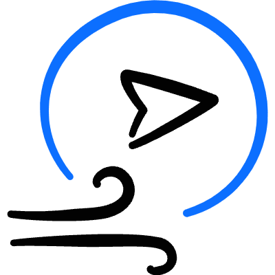 Wind East Icon from Freehand Duotone Set