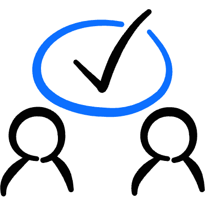 Business Management Agreement Icon from Freehand Duotone Set