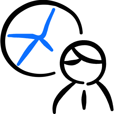 Business Management Report Icon from Freehand Duotone Set