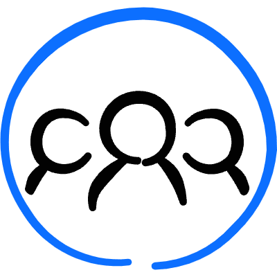 Business Management Teamwork Icon from Freehand Duotone Set