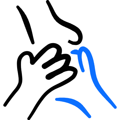 Business Management Teamwork Hands Action 3 Icon from Freehand Duotone Set