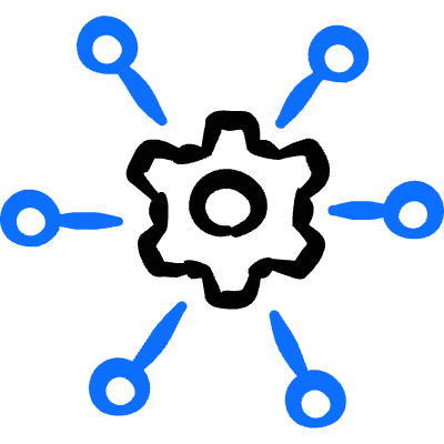 Business Management Teamwork Manage Icon from Freehand Duotone Set