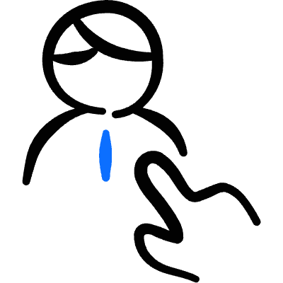 Job Seach Profile Icon from Freehand Duotone Set