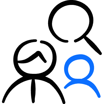 Job Seach Team Man Icon from Freehand Duotone Set