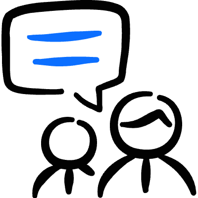 Collaboration Team Meeting Chat Icon from Freehand Duotone Set