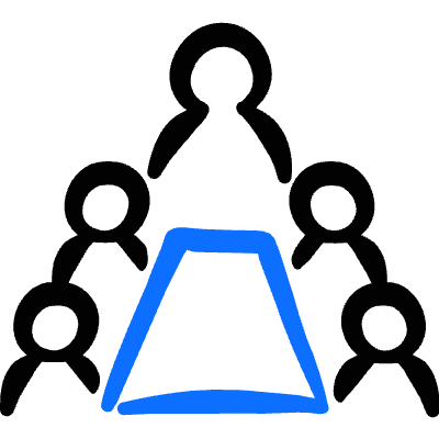 Meeting Presentation Icon from Freehand Duotone Set