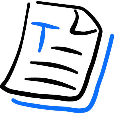 Office File Text Icon from Freehand Duotone Set