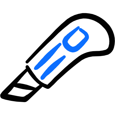 Office Cutter Icon from Freehand Duotone Set