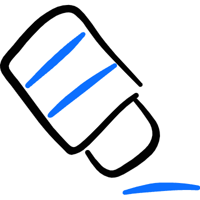 Office Eraser Icon from Freehand Duotone Set