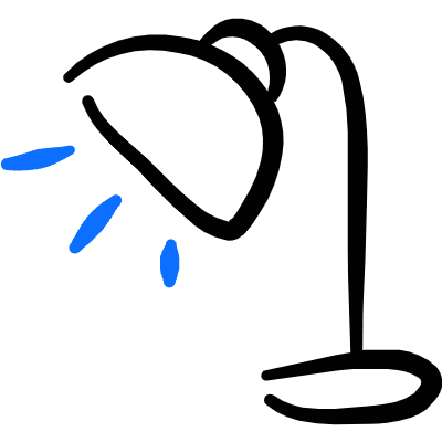 Office Lamp Icon from Freehand Duotone Set