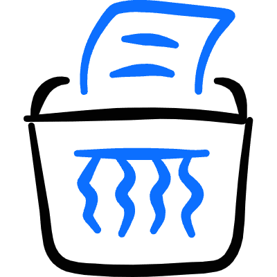 Office Shredder Icon from Freehand Duotone Set
