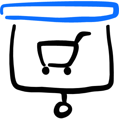 Presentation Projector Screen Cart Icon from Freehand Duotone Set