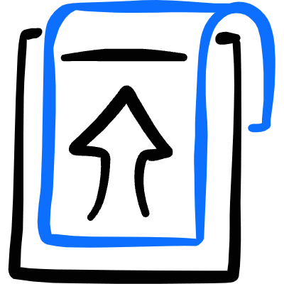 Task Clipboard Upload Icon from Freehand Duotone Set