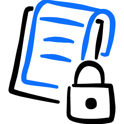 Task List Clipboard Lock Icon from Freehand Duotone Set
