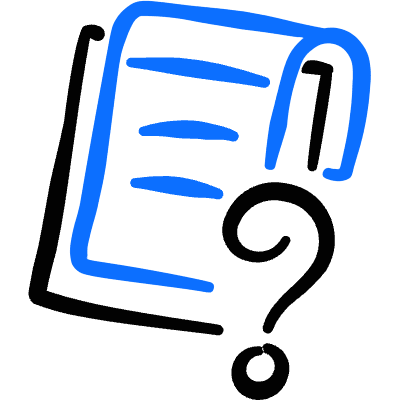 Task List Clipboard Question Icon from Freehand Duotone Set