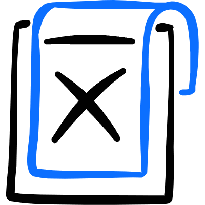 Task List Clipboard Remove Icon from Freehand Duotone Set
