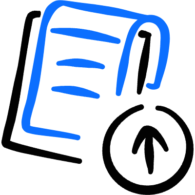 Task List Clipboard Upload Icon from Freehand Duotone Set