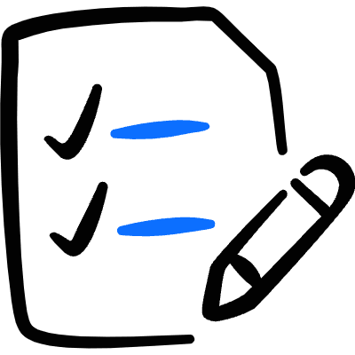 Task List Edit 1 Icon from Freehand Duotone Set