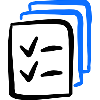 Task List Multiple Icon from Freehand Duotone Set