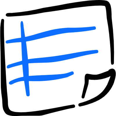Task List Text Icon from Freehand Duotone Set