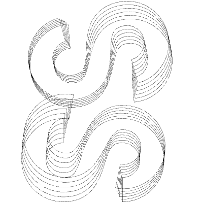 Swing 54 Element from 3D Motifs (Wireframe) Set