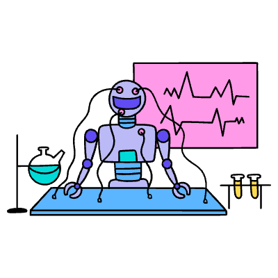 Lab Experiments Illustration from Dhaka Set